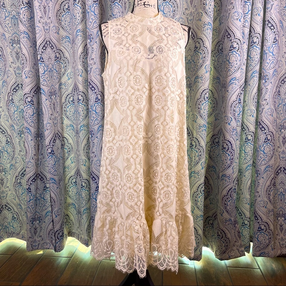 Erin by Erin Fetherston Ivory Coquette Dress